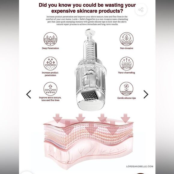 NIB Lorde + Belle Viral RegenPen PEN ONLY - Botox Alternative MSRP $299! - Picture 7 of 14